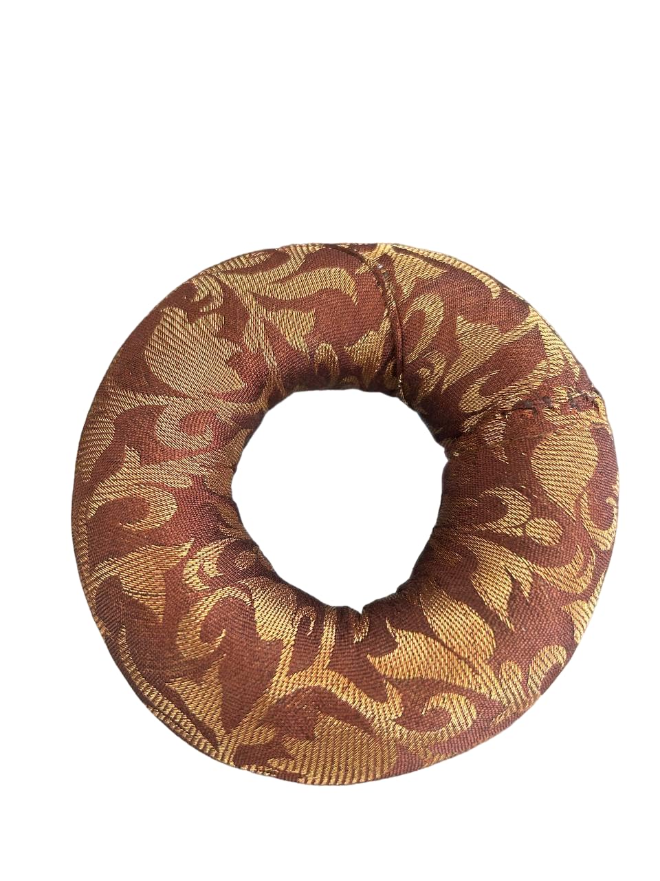 FASHERATI Singing Bowl Cushion, Meditation Singing Bowl Ring Cushion Medium Handmade (Black)