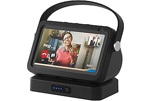 Portable Alexa Stand with Extended Battery Life - Perfect for Enhanced Smart Home Convenience