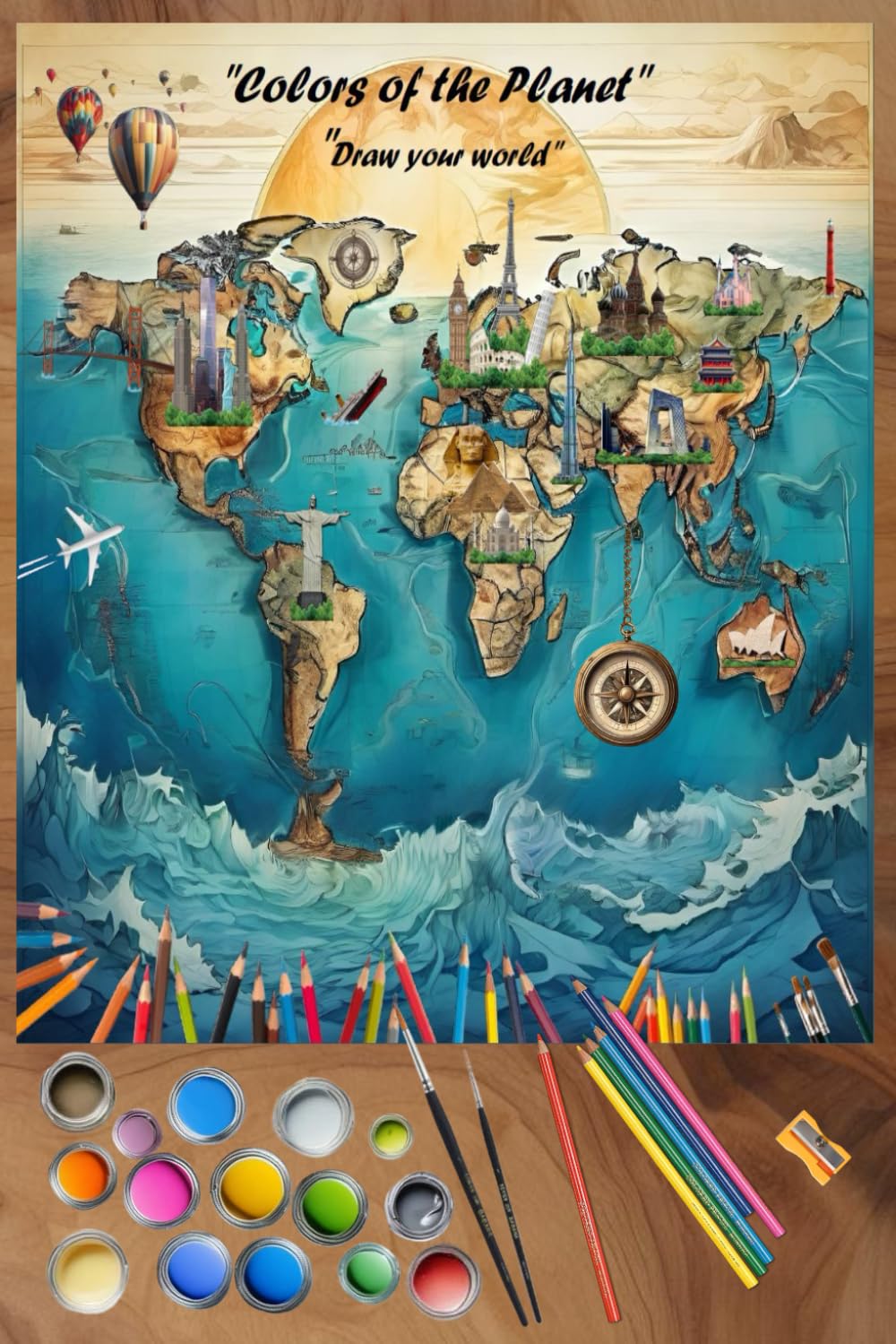 Colors of the Planet: Color Your Journey Through the Most Beautiful Places ("Color Around You")