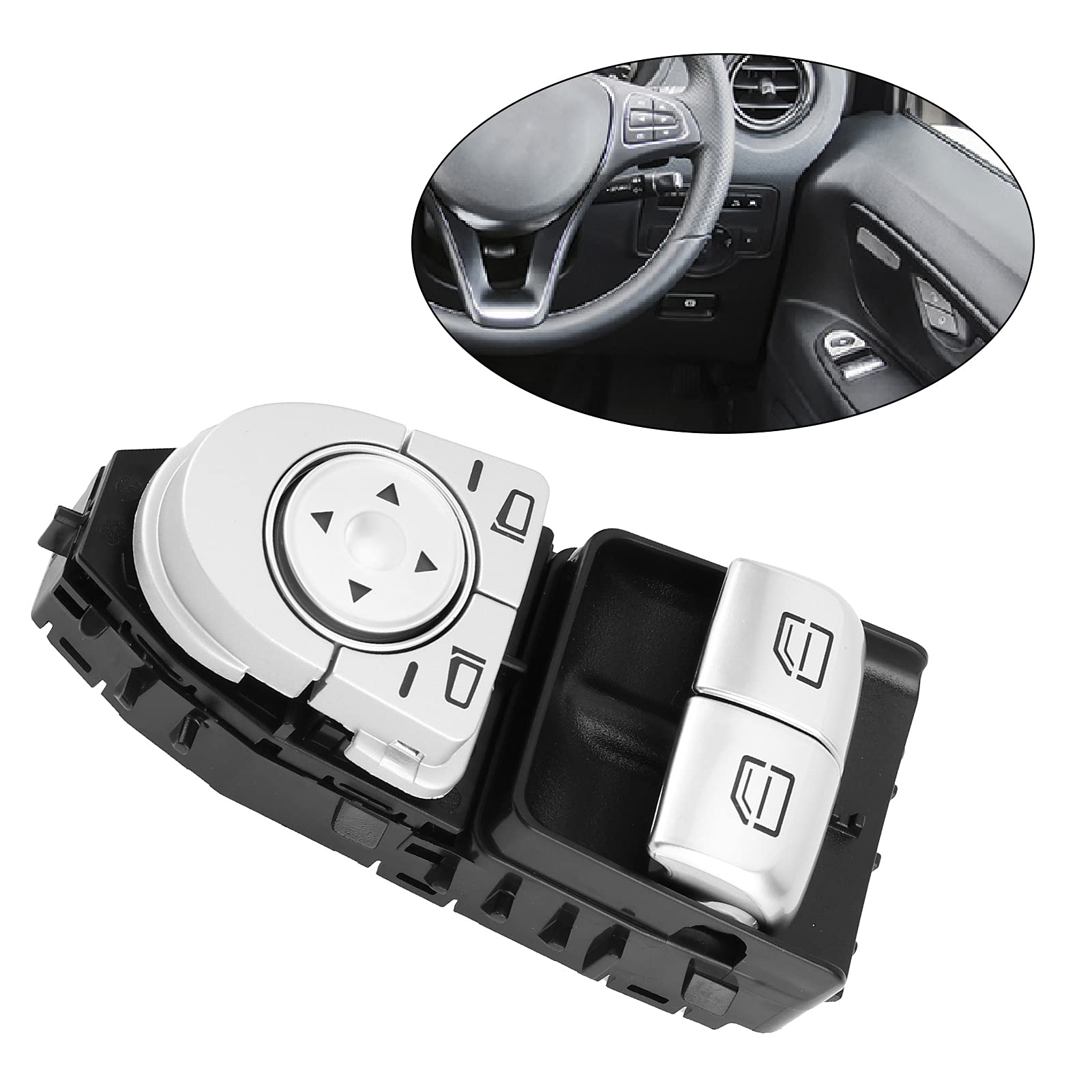 Interrupteur de Commande de Vitre Électrique Avant Interrupteur de Lève-vitre adapté pour Vito 447 448