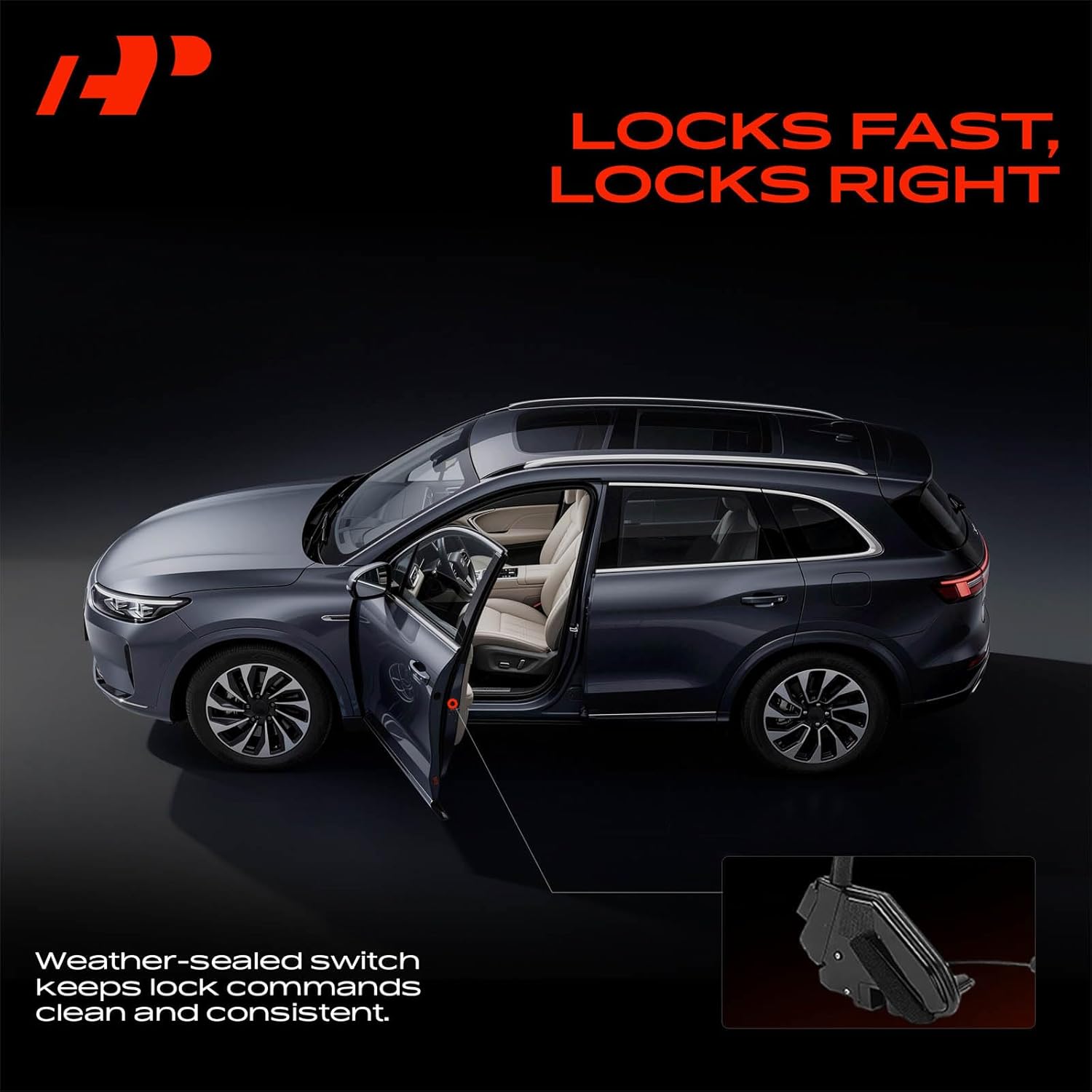 A-Premium Front Right Passenger Side Door Lock Actuator Compatible with Infiniti JX35 2013, QX60 2014-2018, Sport Utility