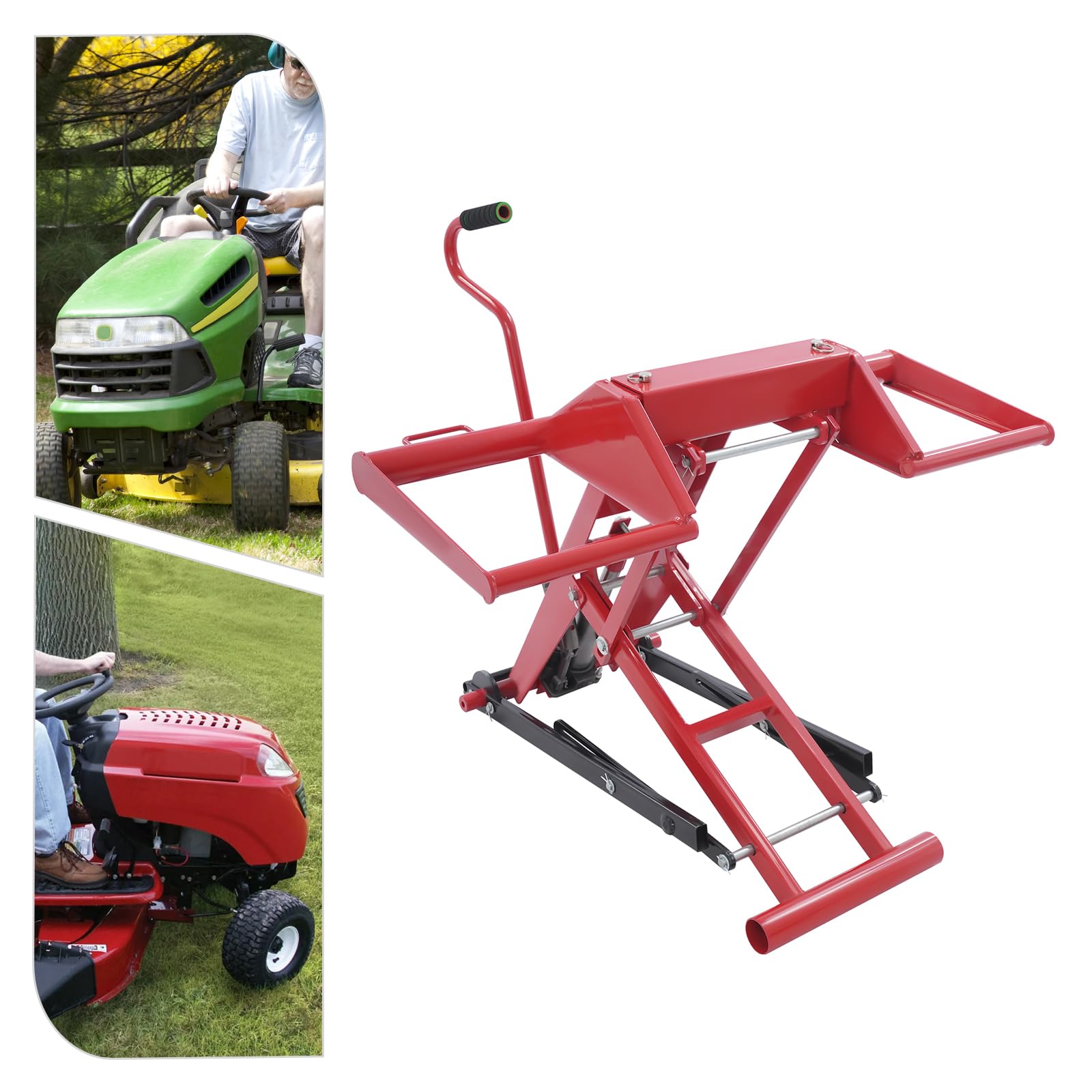 Sollevatore idraulico per trattore da giardino, sollevatore telescopico per tosaerba, sollevatore telescopico, piattaforma di sollevamento regolabile in altezza per tosaerba, trattori, ATV