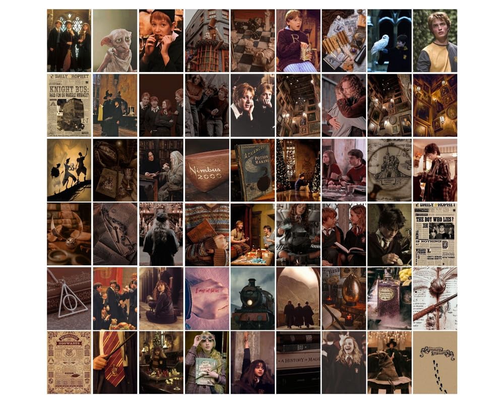 Posters Inc Pack of 54 Harry Potter Posters, Wall Decoration Items for Living Room and Kitchen, Dream Catcher for Home Decor, Good Luck Gifts for Women and Best Friend, 300 GSM Paper without Frame (B0D6NGQ3CK) Amazon Price History, Amazon Price Tracker