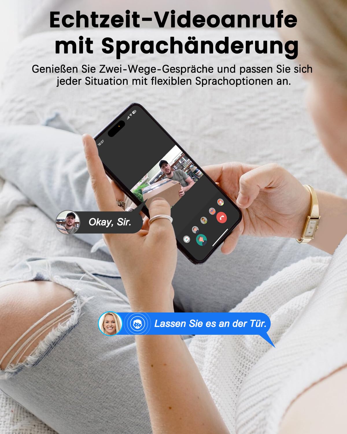 Bextgoo Türspion Kamera WLAN, Digitaler Türspion mit Türklingel, 32GB Karte | 2K, 4,3 Zoll Farbbildschirm, 8000mAh Akku, 170° Weitwinkel, KI-Erkennung, App-Alarm, 2-Wege-Videoanruf, für Wohnung Haus