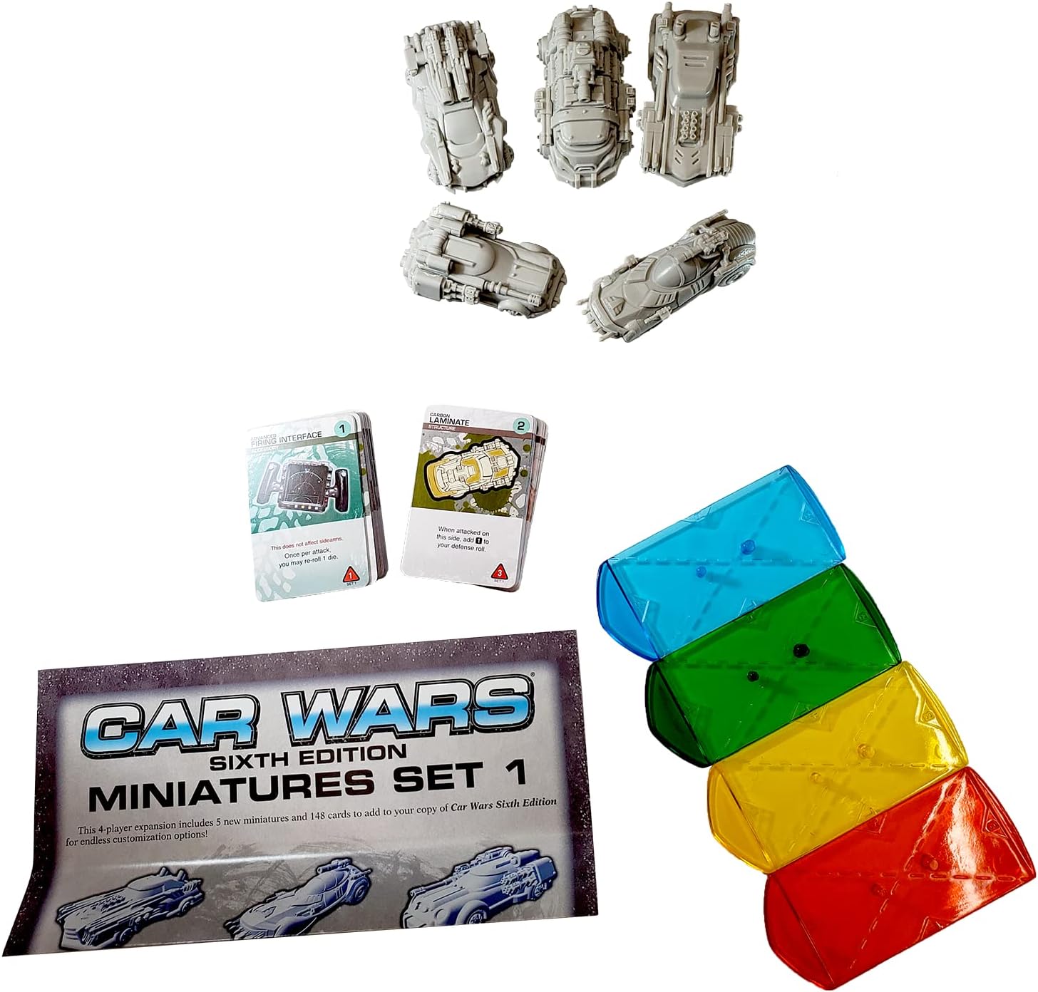 Steve Jackson Games Car Wars Miniatures Set 1