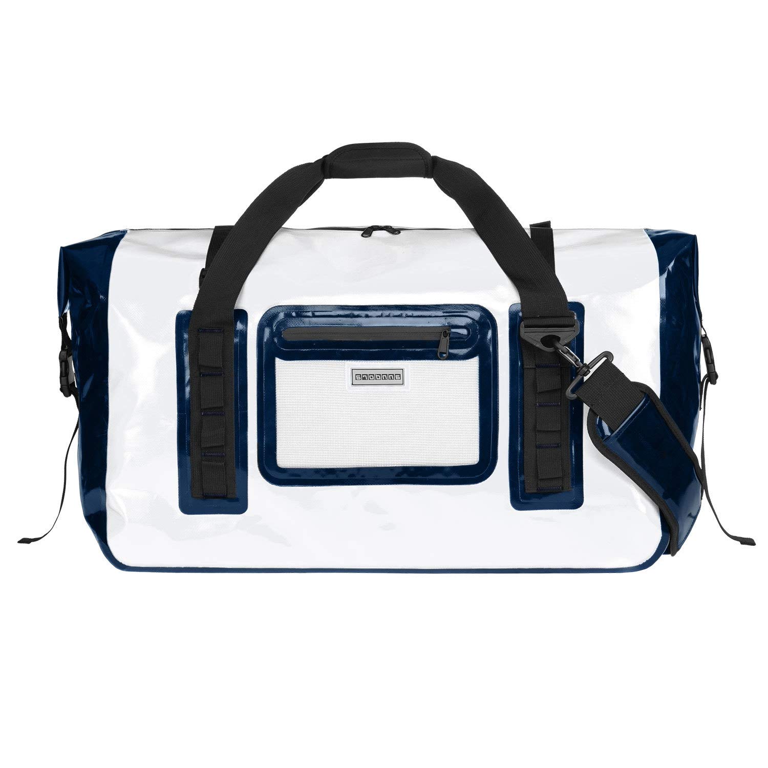 anndora Wasserfeste Reisetasche 70 L Sporttasche Segeltasche wasserdicht Weiß - Dry Bag