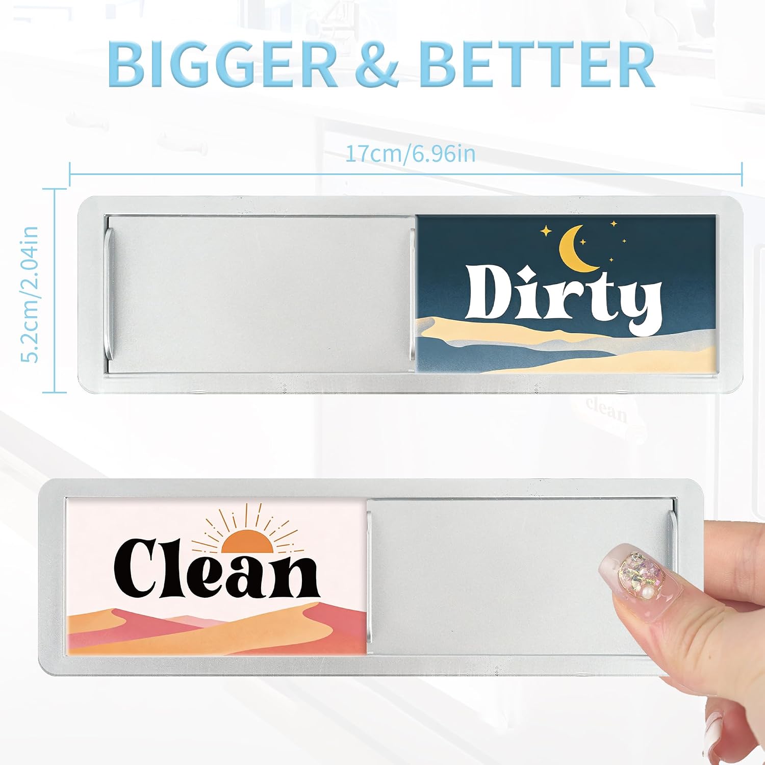 Dishwasher Magnet Clean Dirty Sign image 2