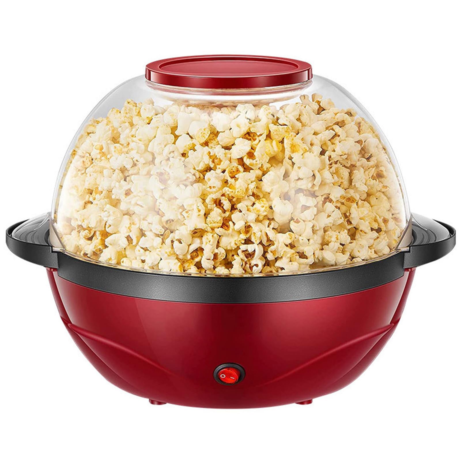 Eoweiot 220v Capacity Popcorn Popper, Fully Automatic Popcorn Maker with Non-Stick Coating & Convenient Design, for Family Movie Nights