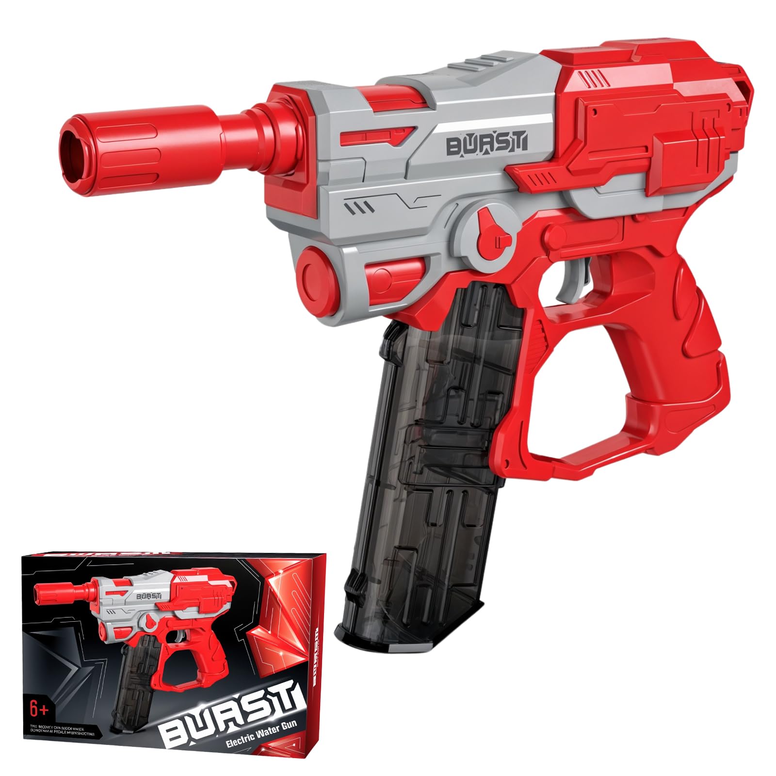 Litinliv Pistola de Agua, Pistola de Agua Electronica, Pistola de Agua Potente, Pistola de Agua Eléctrico para Niños y Adultos, Potente Pistola de Agua con un Alcance Largo para Verano Fiesta