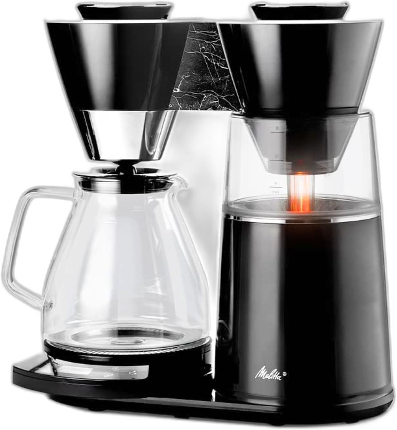 Melitta Vision 12-Cup Drip Coffee Maker, Automatic and Programmable, 96oz Capacity | Automatic & Programmable, Adjustable keep warm time setting and coffee strength, Touch control