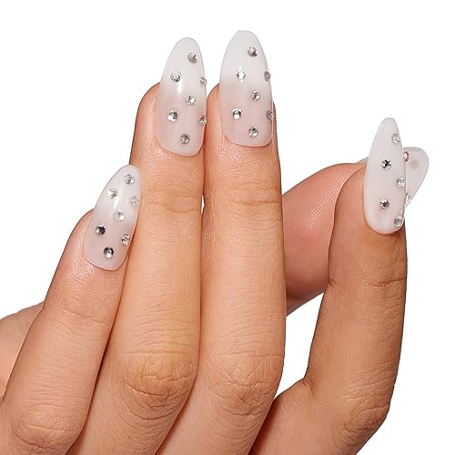 Miniatura 4 de Gellen Esmalte de uñas de gel  0.63 onzas líquidas de esmalte de gel blanco lechoso que se absorbe con luz UV LED, manicura de arte de uñas, salón