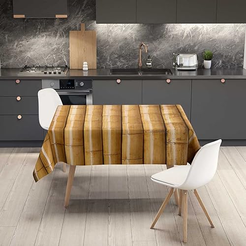 Miniatura 2 de Mantel rectangular de bambú para mesa de 54 x 54 pulgadas