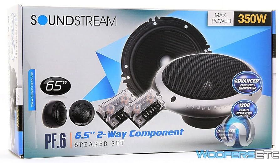 Amazon.co.jp: Soundstream PF.6 6.5インチ 100W RMS 2ウェイ