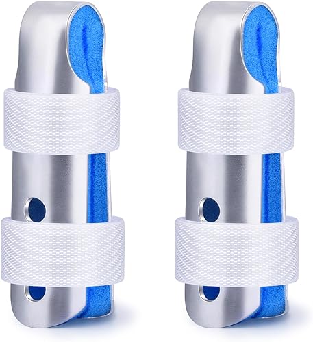 Férula para el dedo, 2pcs soporte de dedo para artritis nudillos inmovilización, tamaño medio