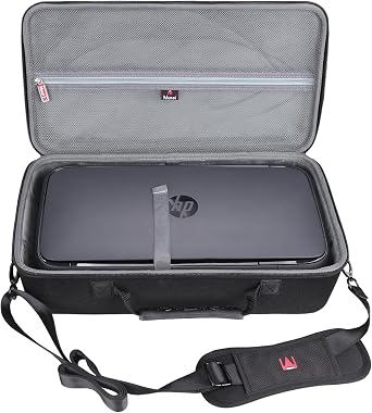 Mchoi Hard Travel Case Compatible with HP OfficeJet 250 All-in-One Portable Printer CZ992A All Black
