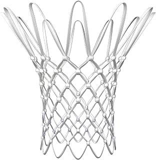 Spalding 12-Loop Basketball Hoop Net Replacement - Official Durable Net for Indoor Outdoor Rims