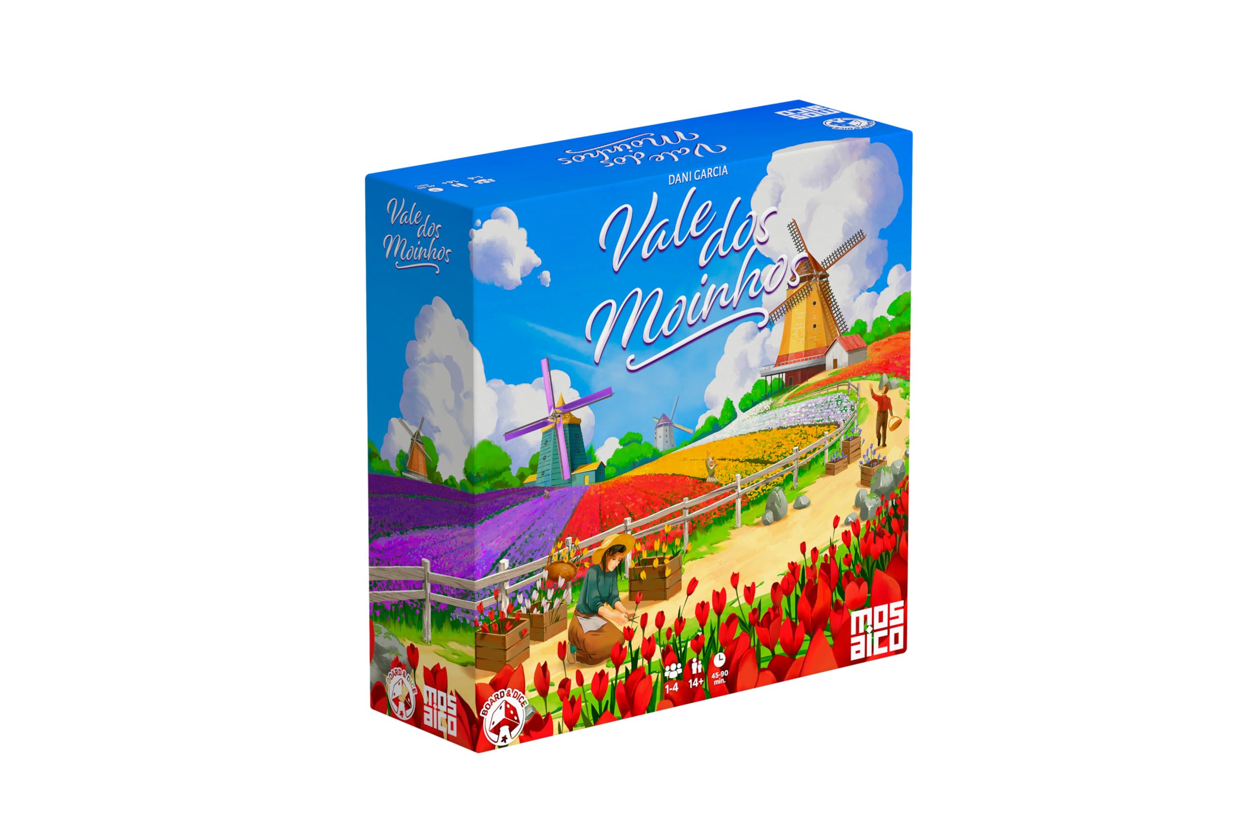 Plansza i kości, Windmill Valley, gra planszowa, wiek 14 plus, 1-4 graczy, czas gry 45-90 minut
