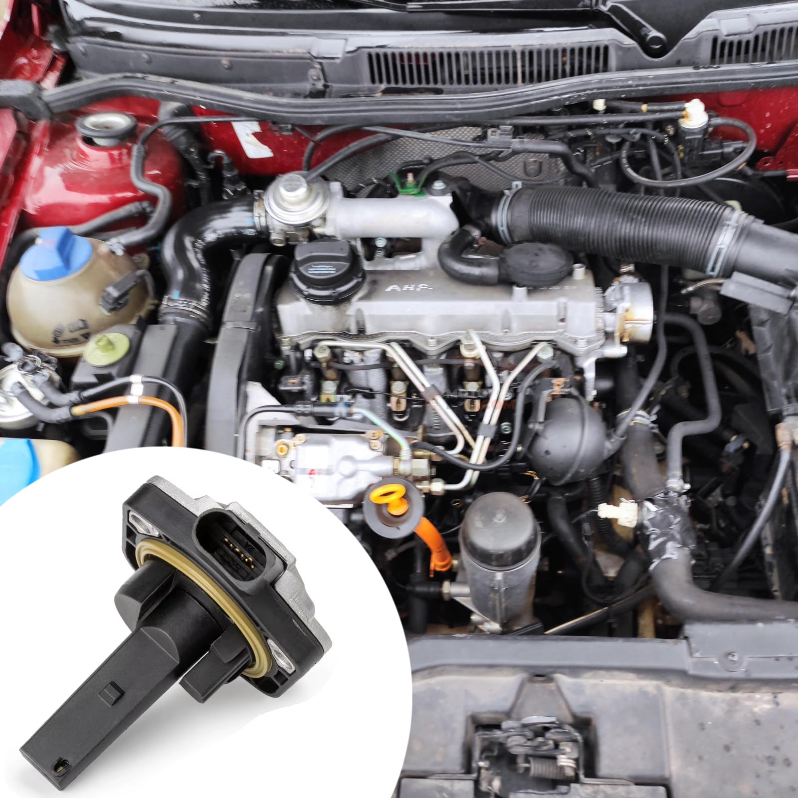 Twowinds Capteur de Niveau D'huile Moteur Compatible avec VW Golf Polo