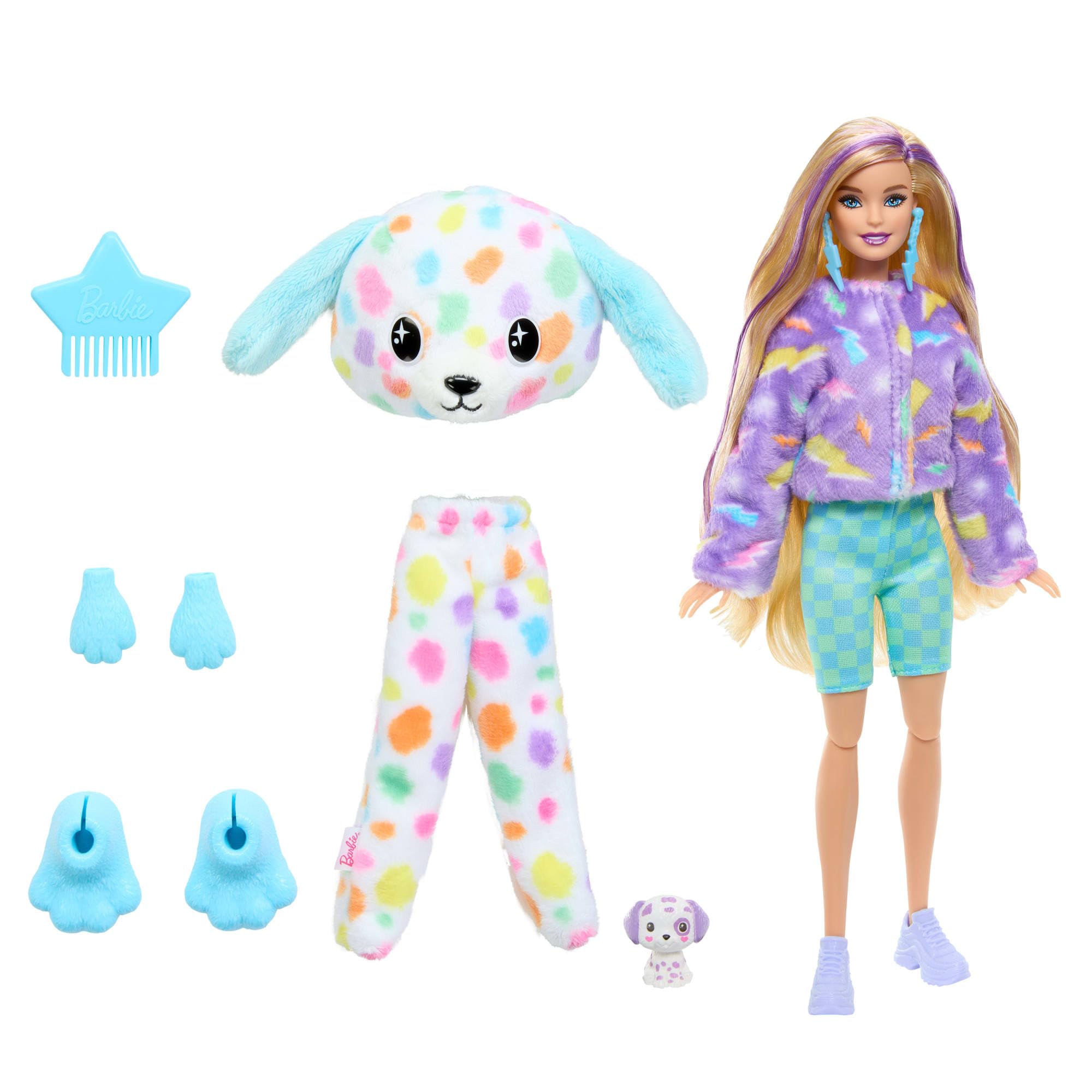 Barbie Cutie Reveal Lalka Dalmatyńczyk Seria Kolorowe