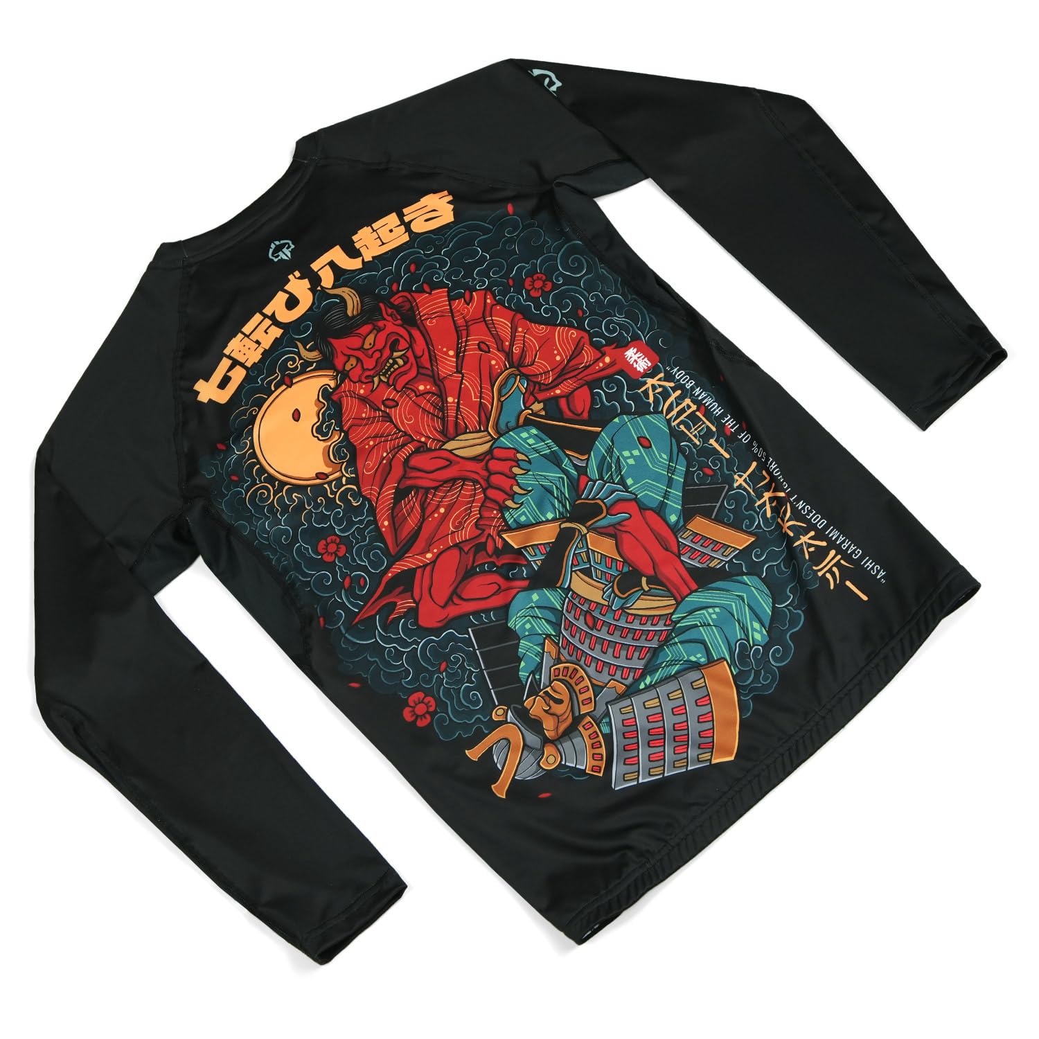 Ground Game Rashguard Herren BJJ MMA Kompressionsshirt Herren Langarm, Kampfsport Funktionsshirt