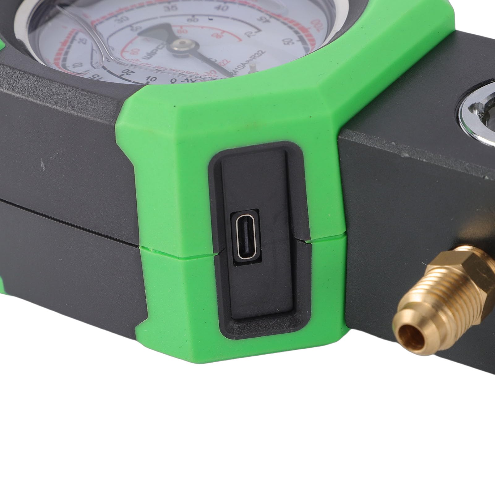 Generic Manometro del Collettore Ad Alta Pressione Manometro di Refrigerazione Facile da Usare per R410 R22 R32