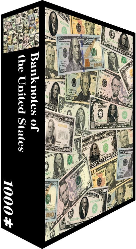 Banknotes of the United States - 1000 Piece Jigsaw Puzzle by Pigment & Hue