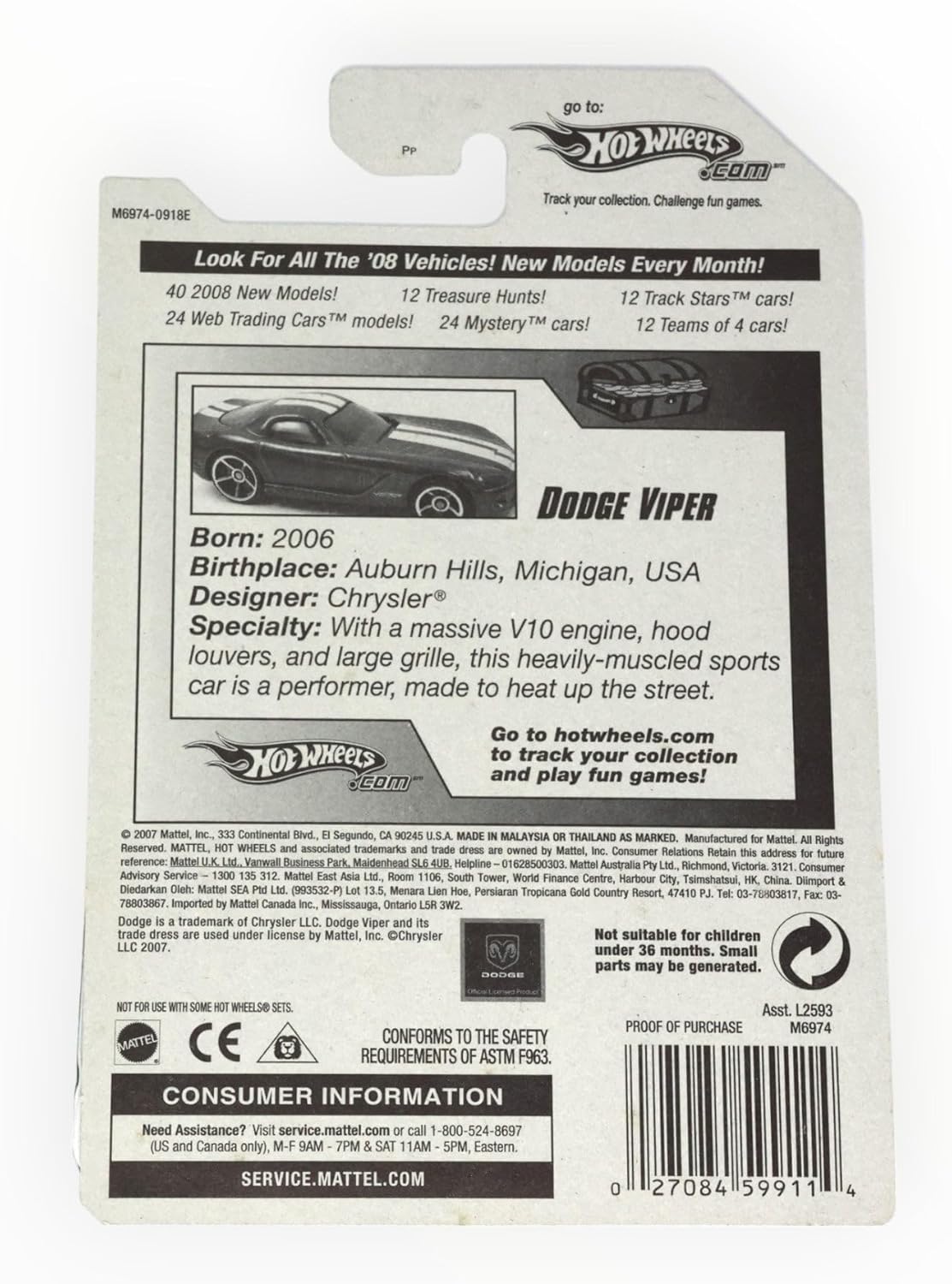Hot Wheels Dodge Viper