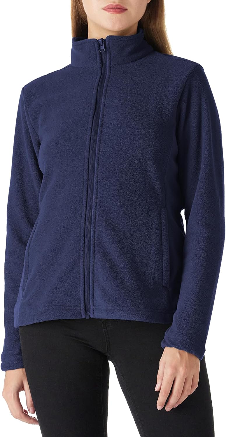 Outdoor Ventures Women's Lightweight Warm Zip Up Long-Sleeve Soft Polar Fleece Jacket for Fall Winter - Image 2