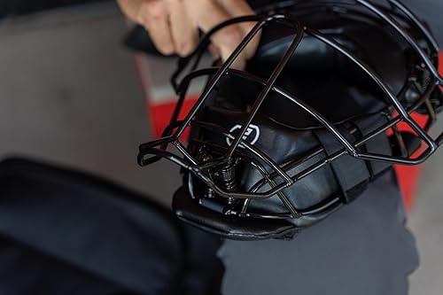 Miniatura 37 de FORCE3 Máscara tradicional de receptor Defender con sistema patentado de suspensión de choque S3