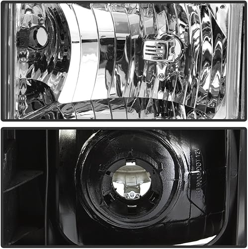 Miniatura 3 de ACANII - Para faros delanteros Dodge Ram 1500 2500 3500 1994-2001 con luces de esquina, lámparas de señal 94-01 para conductor + lado del pasajero
