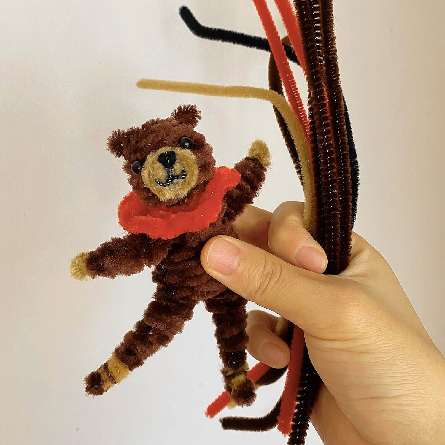 Cuttte 300pcs Craft Pipe Cleaners, Brown Chenille Stems for DIY Art Craft Decorations (6 mm x 12 inch) : Arts, Crafts & Sewing