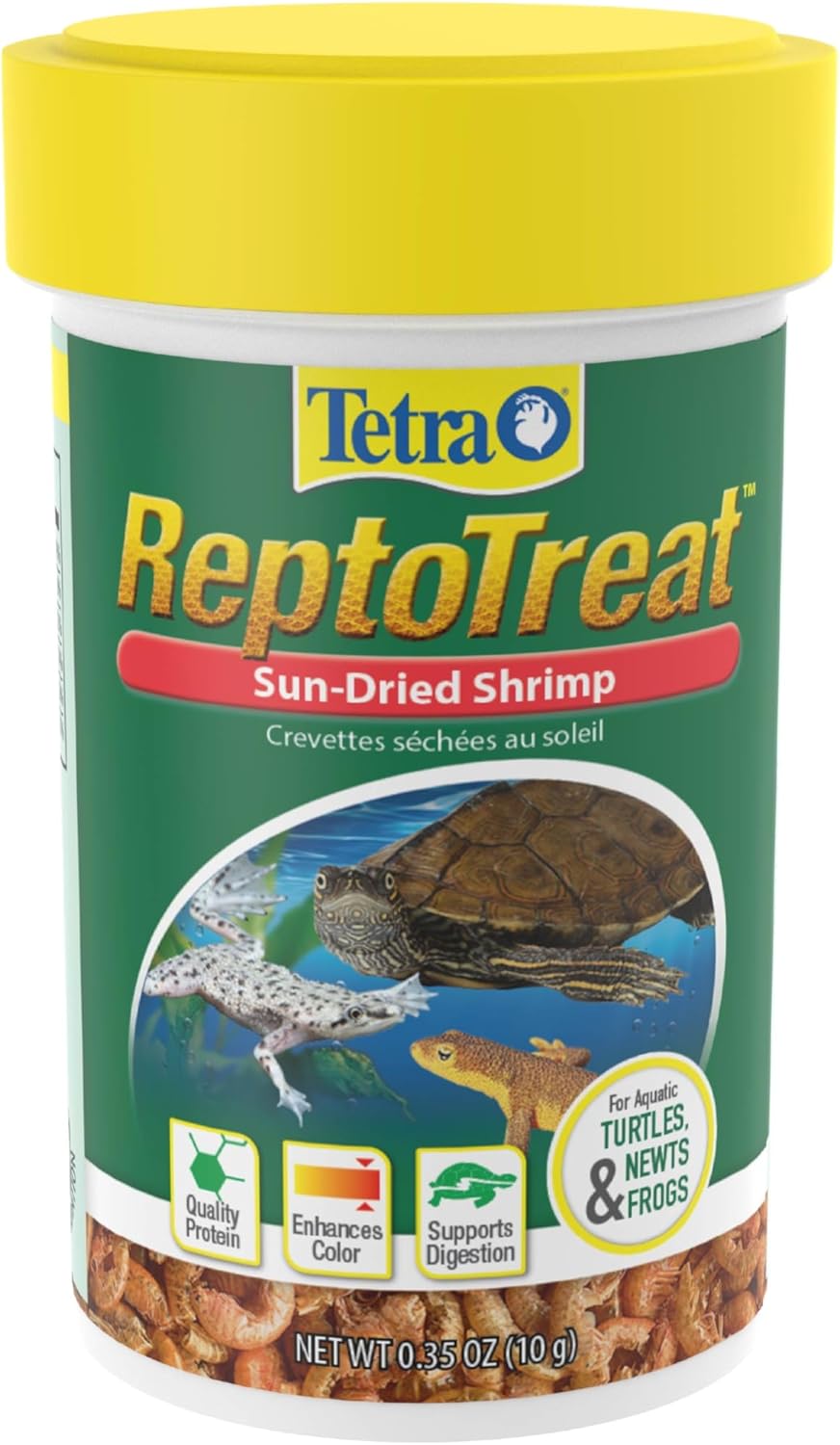 ReptoTreat Gammarus 0.35 Ounce, Shrimp Treat For Aquatic Turtles, Newts And Frogs,100% SHRIMP