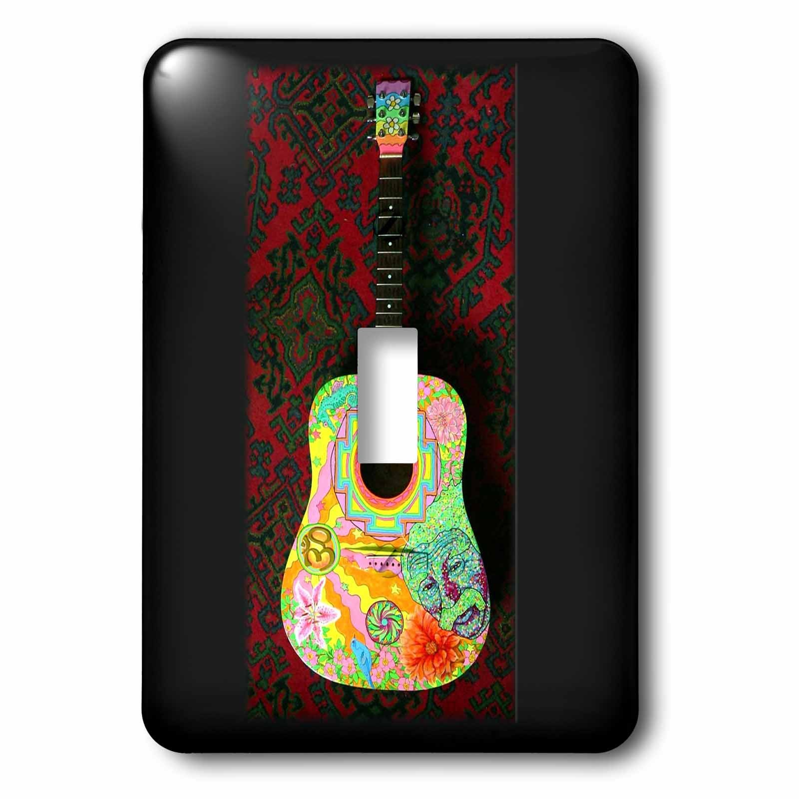 Impression de guitare interrupteur simple 3dRose lsp_204363_1