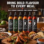 Heartbeat Hot Sauce – Signature Six Collection | Pineapple Habanero, Camp Sauce, Dill Pickle, Red Habanero, Poirier's & Scorpion | Small-Batch Canadian Hot Sauce Gift Set (6 × 177 mL)