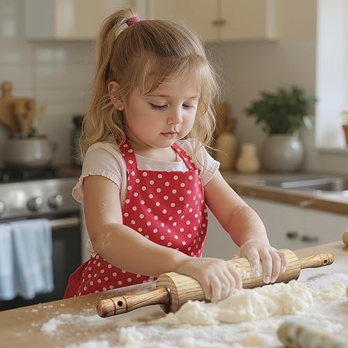 Miniatura 4 de Rodillo francés 18 pulgadas4572 cm rodillo de madera para fondant corteza de pastel galletas pastelería masa diseño cónico y construcción suave