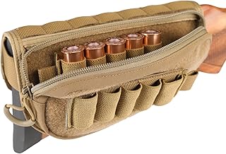 Tactical Gunstock Pouch Buttstock Shotgun Rifle Shell Holder for Cheek Rest Ammo Holder Pouch - VOTAGOO GEAR
