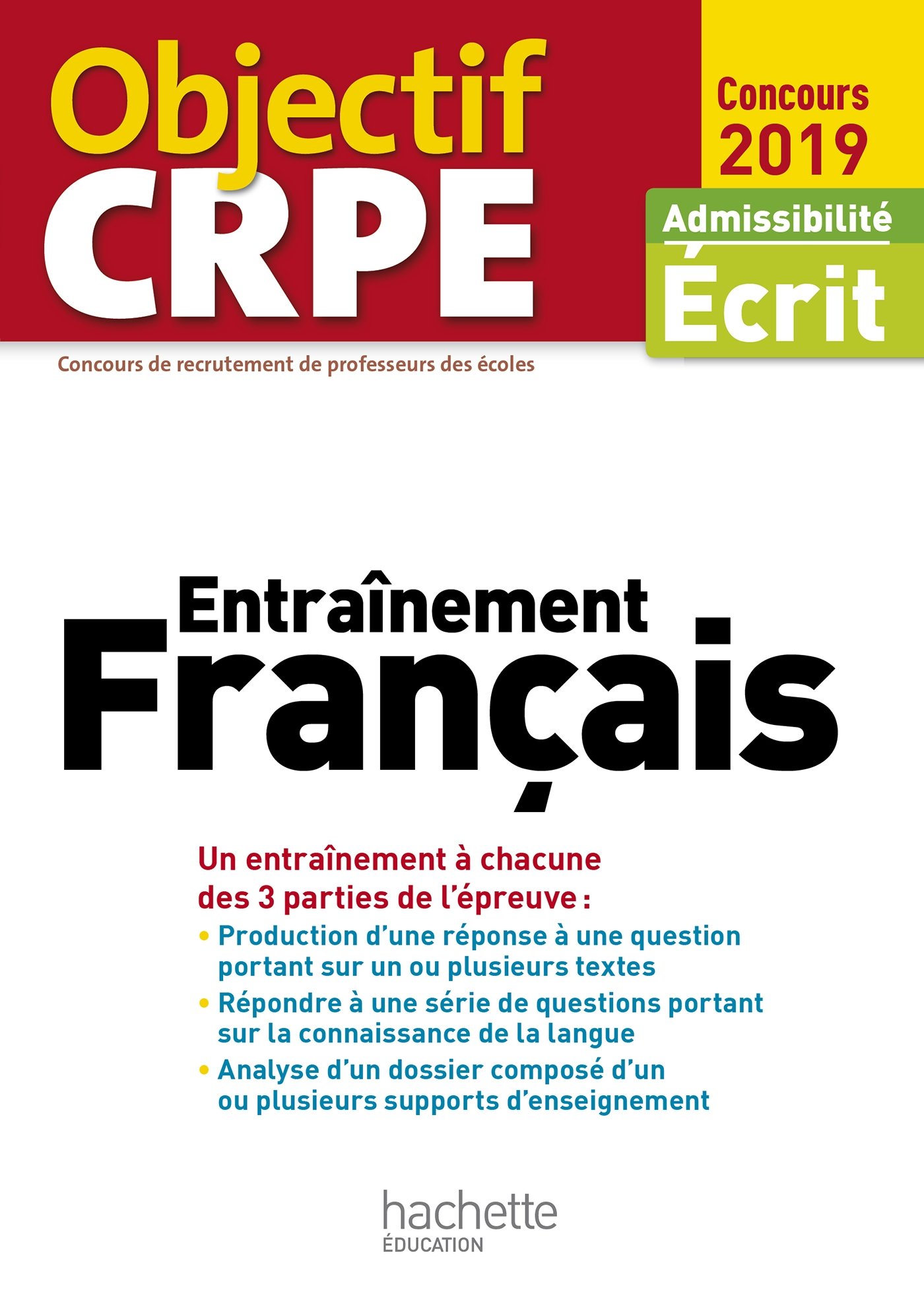Buy Objectif crpe entrainement français 2019 — BookShops.in