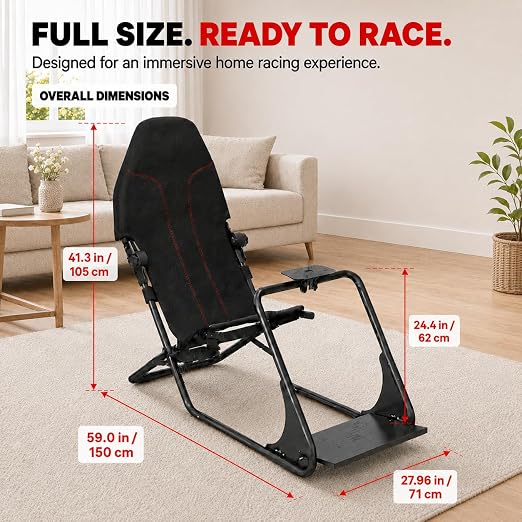 Simulador de manejo ajustable RACGTING con asiento para PS5, Xbox y PC miniatura 7