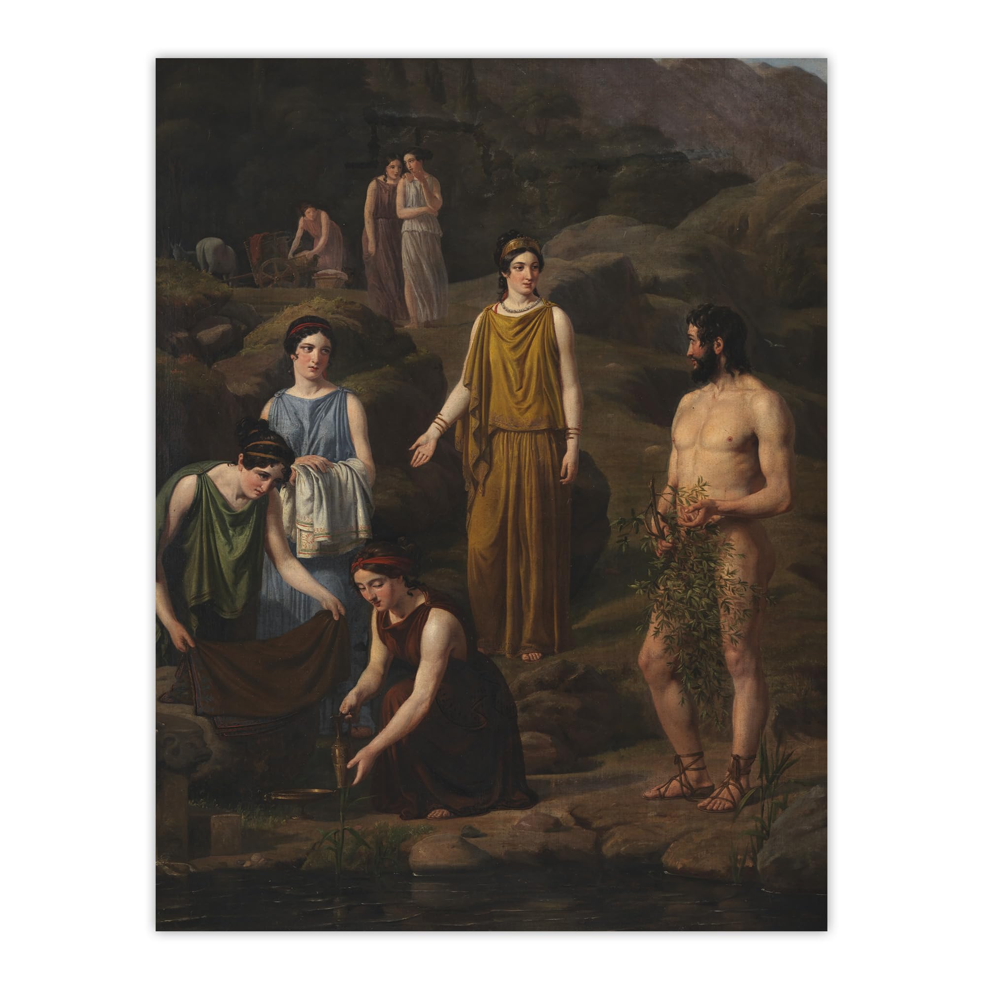 Artery8 Wilhelm Marstrand Nausicaa Brings Odysseus Clothes XL Wall Art Print 24X32
