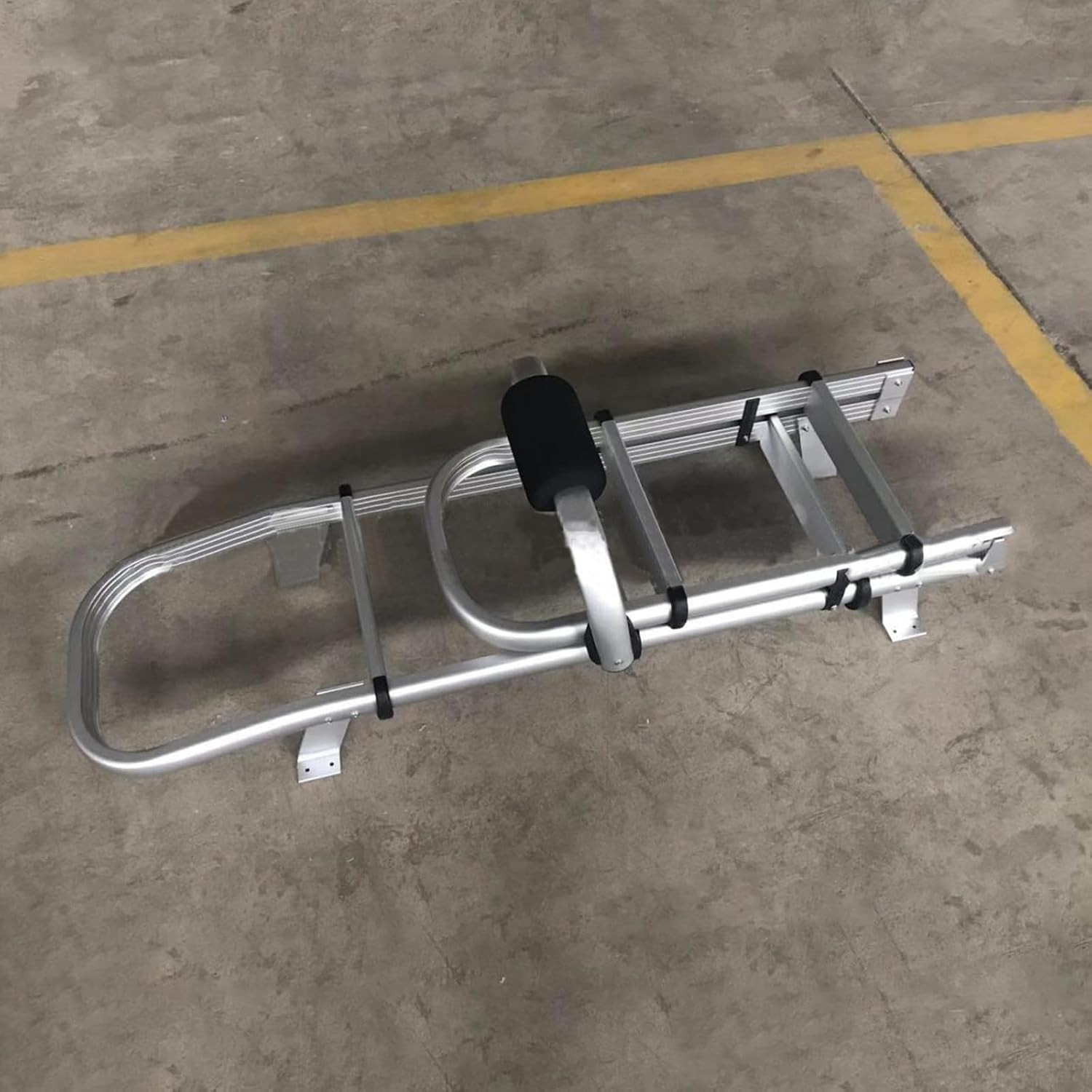 Universal RV Ladder, Outdoor Telescopic Folding Ladder, Aluminium Alloy Climbing Ladder, 182CM Foldable Exterior Motorhomes Ladder