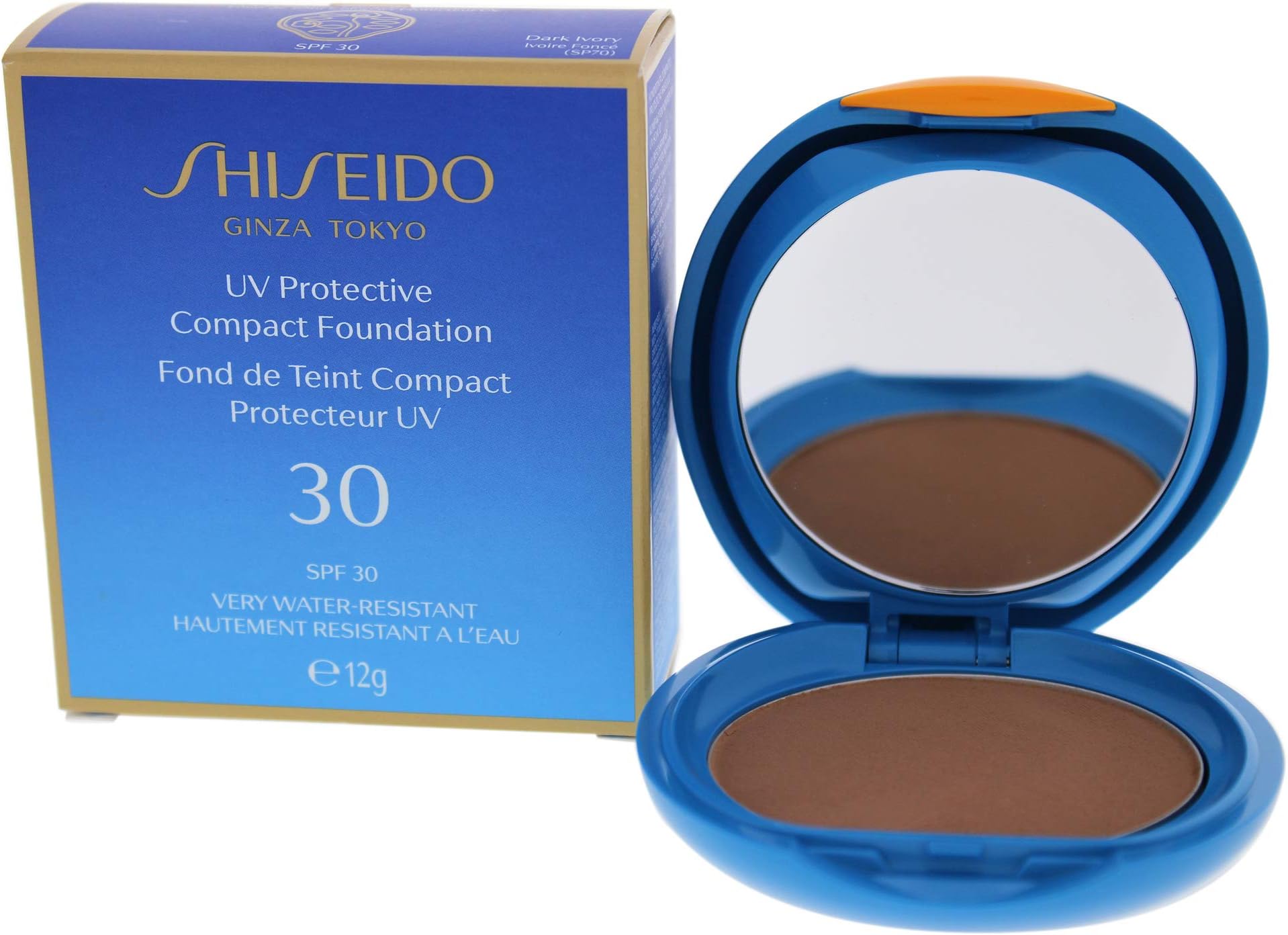 Shiseido UV Protective Compact Foundation SPF 30 - SP70 Dark Ivory for Women - 0.42 oz