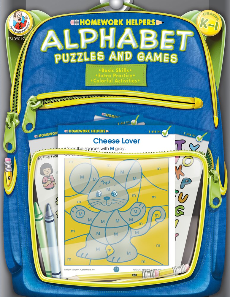 Homework Helpers Alphabet Puzzles and Games Grades K - 1