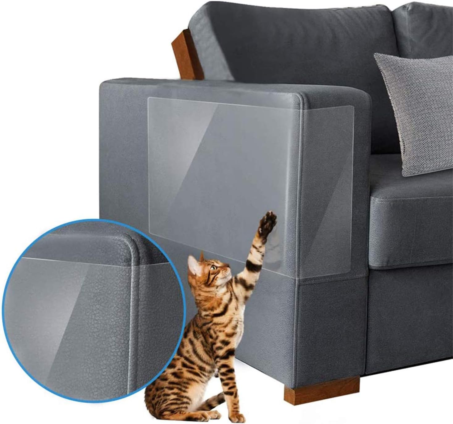 Binary Barn Cat Scratch Deterrent Shields,Furniture Protector&Couch Guards from Cats,Pet Furniture Protectors, The Best and Most Trusted…