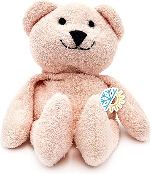 Thermal-Aid Bella The Pink Bear Washable Heating Pad & Ice Pack Plush Hot/Cold Pack with Natural Corn Filling Reusable Comfort