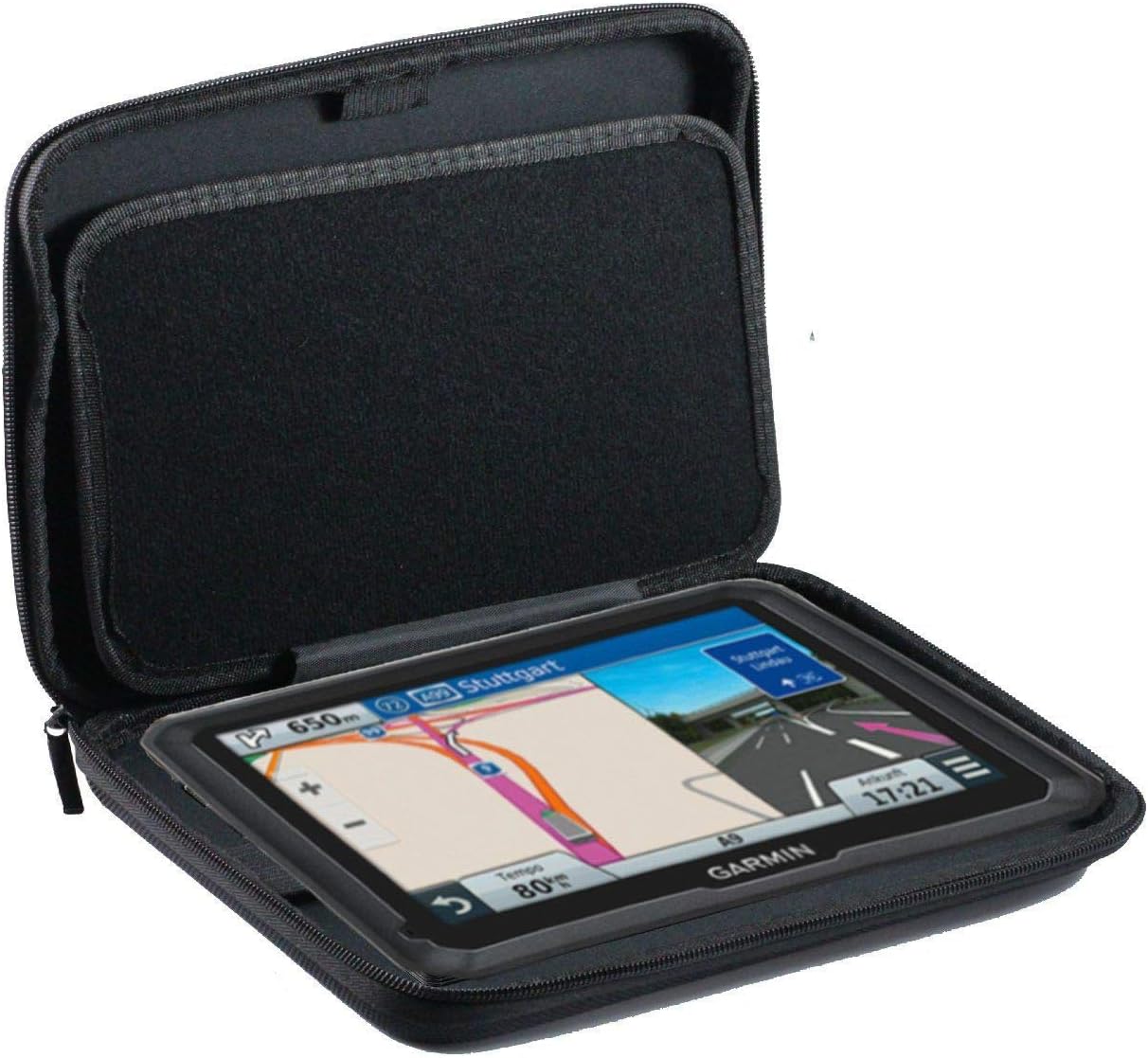 NavitechBlack Protective GPS Case Compatible with Garmin Overlander Sat Nav
