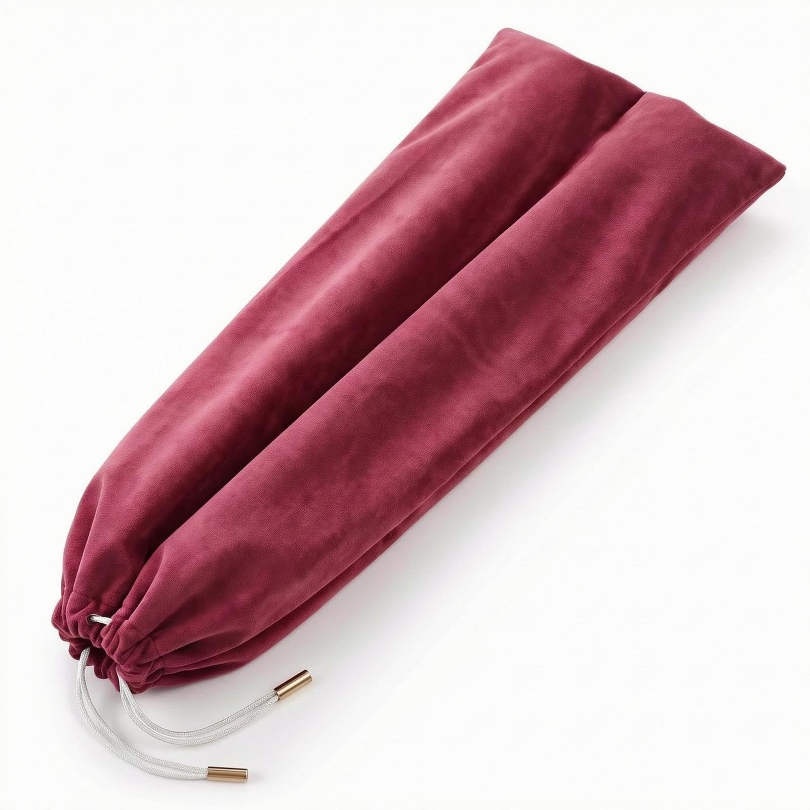 Mahjong Rack Pouch Scratch ed Mahjong Rack Storage Bag Metal Cord Tips Velvet Drawstring Pouch Watermelon Red|Punching Bags-image-34