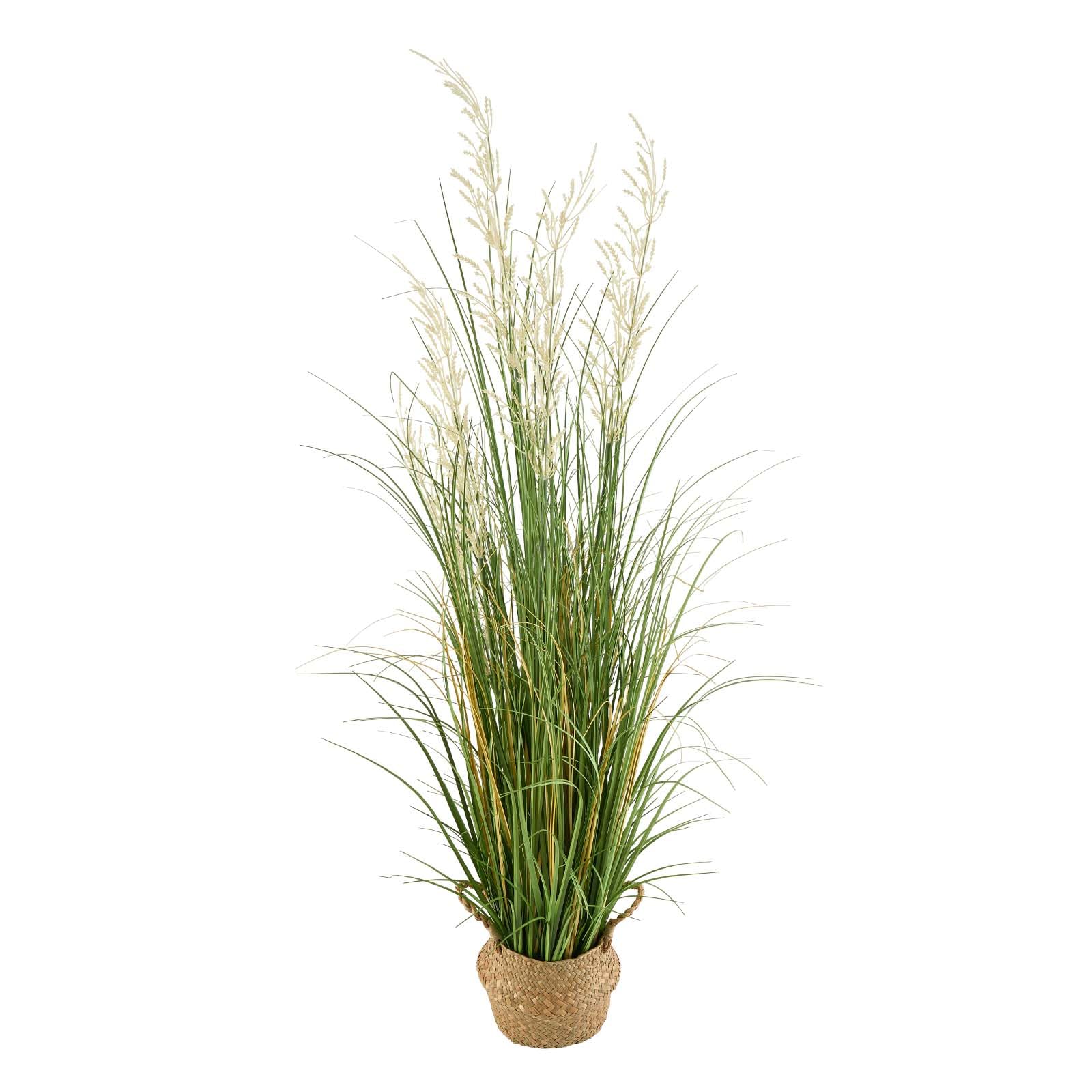 VEVOR Césped Artificial, 119 cm, en Maceta, de PVC Premium, Ideal para Interior y Exterior, hogar, jardín, Oficina, decoración de Habitaciones, inauguración de la casa, 1 Unidad, Verde.