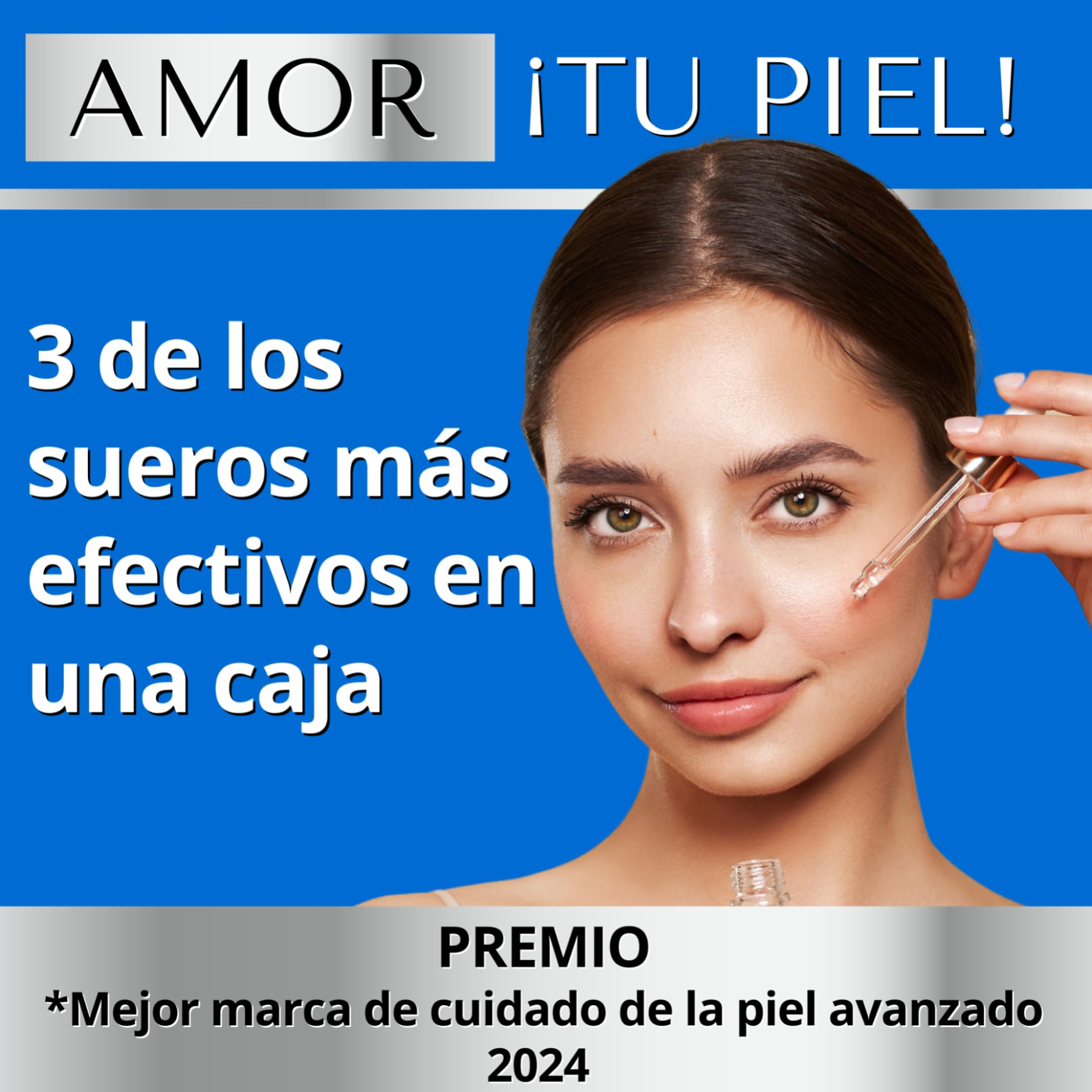 KIT CUIDADO FACIAL MUJER y HOMBRE 3 Set Serum Vitamina C con Niacinamida, Serum Retinol con Vitamina E y Acido Hialuronico con Aloe Vera y Hamamelis - Antiedad, Antimanchas y Antiarrugas – DERMAWORKS