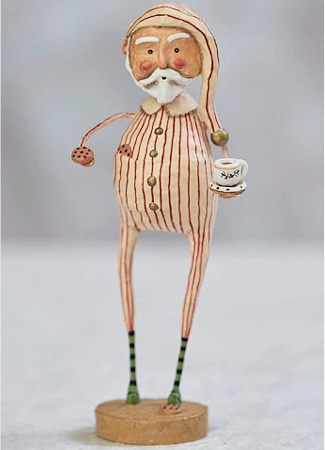 ESC Lori Mitchell Christmas Collection: Late Night Snack Figurine, 7 Inches Tall, Multicolor