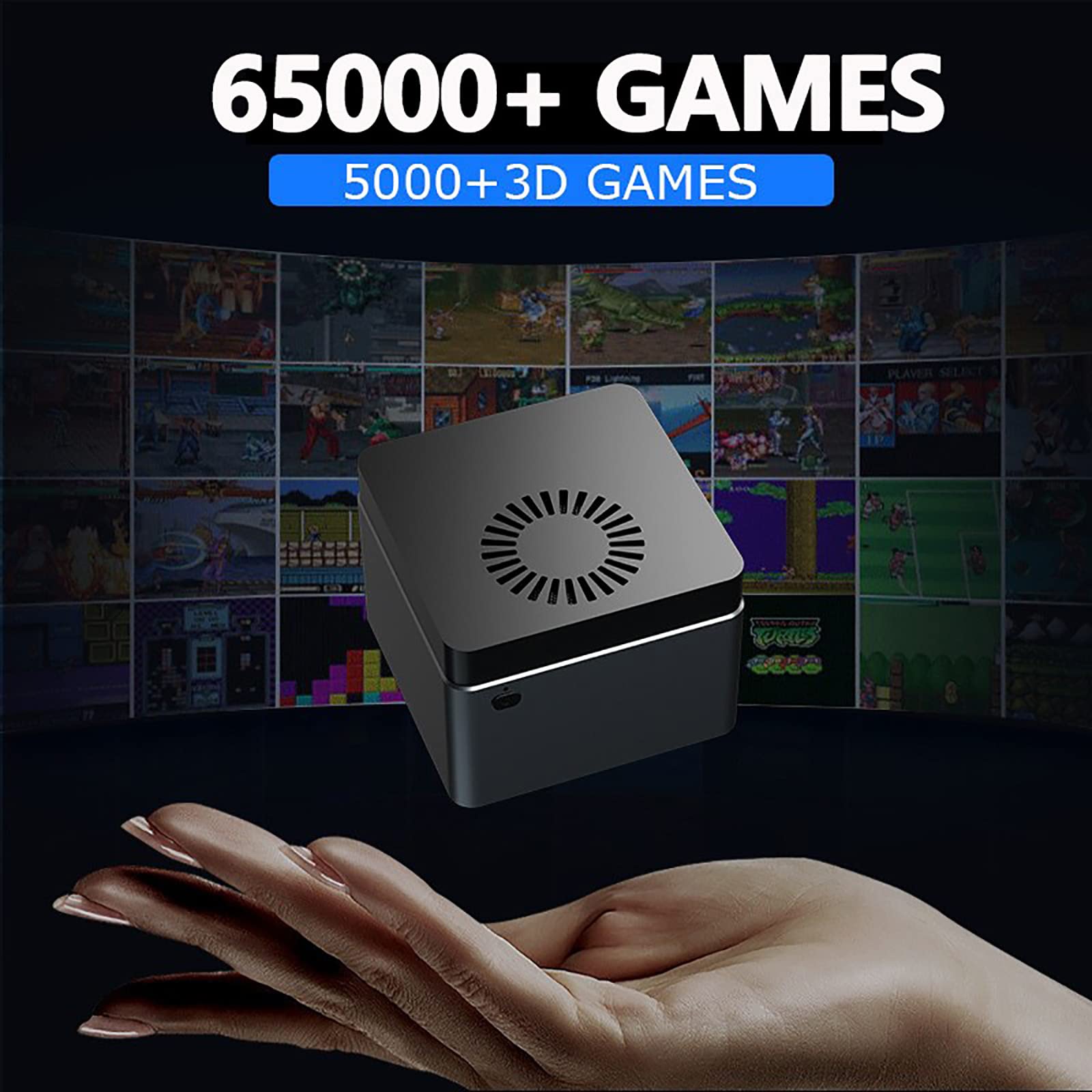 TsoLay Mini PC Box, Consola De Juegos Retro para PC con Más De 120000 Juegos, Compatible con PSP/PS2/MAME/SEGA/DC/ARCADE, Win11 Y Batocera 33 Game System En 1, Cumpleaños